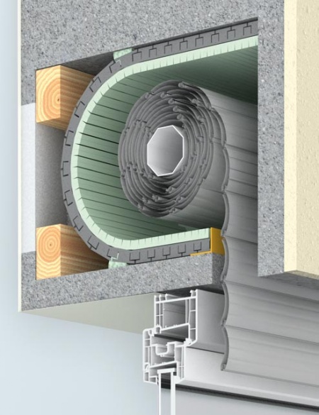 Vgradne roletne omarice s toplotno izolacijo