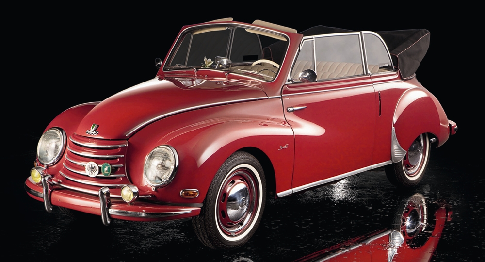 DKW 3 = 6 Sonderklasse Cabriolet, Type F91 - 1955